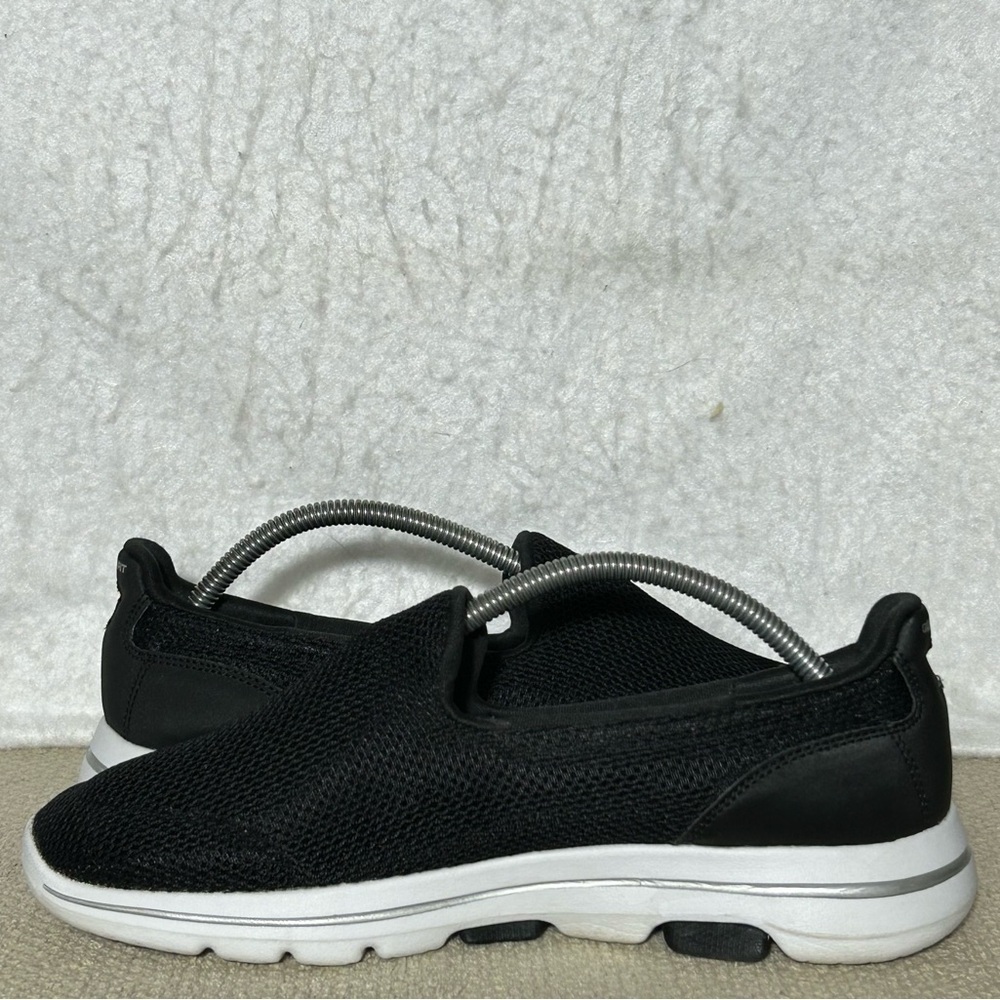 Skechers Womens Black Knit GO Walk 5 Ultra GO Slip On Sneakers Shoes SZ 8.5 - Picture 7 of 11